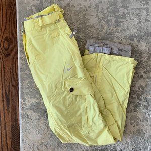 Yellow Nike Snow Pants